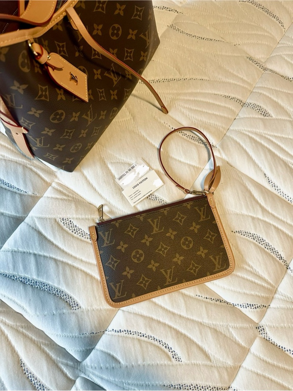 Louis Vuitton Monogram Canvas Pouch from Carryall PM - Authentic